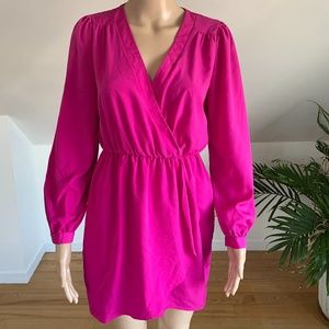 Pink Wrap Dress | Size Small